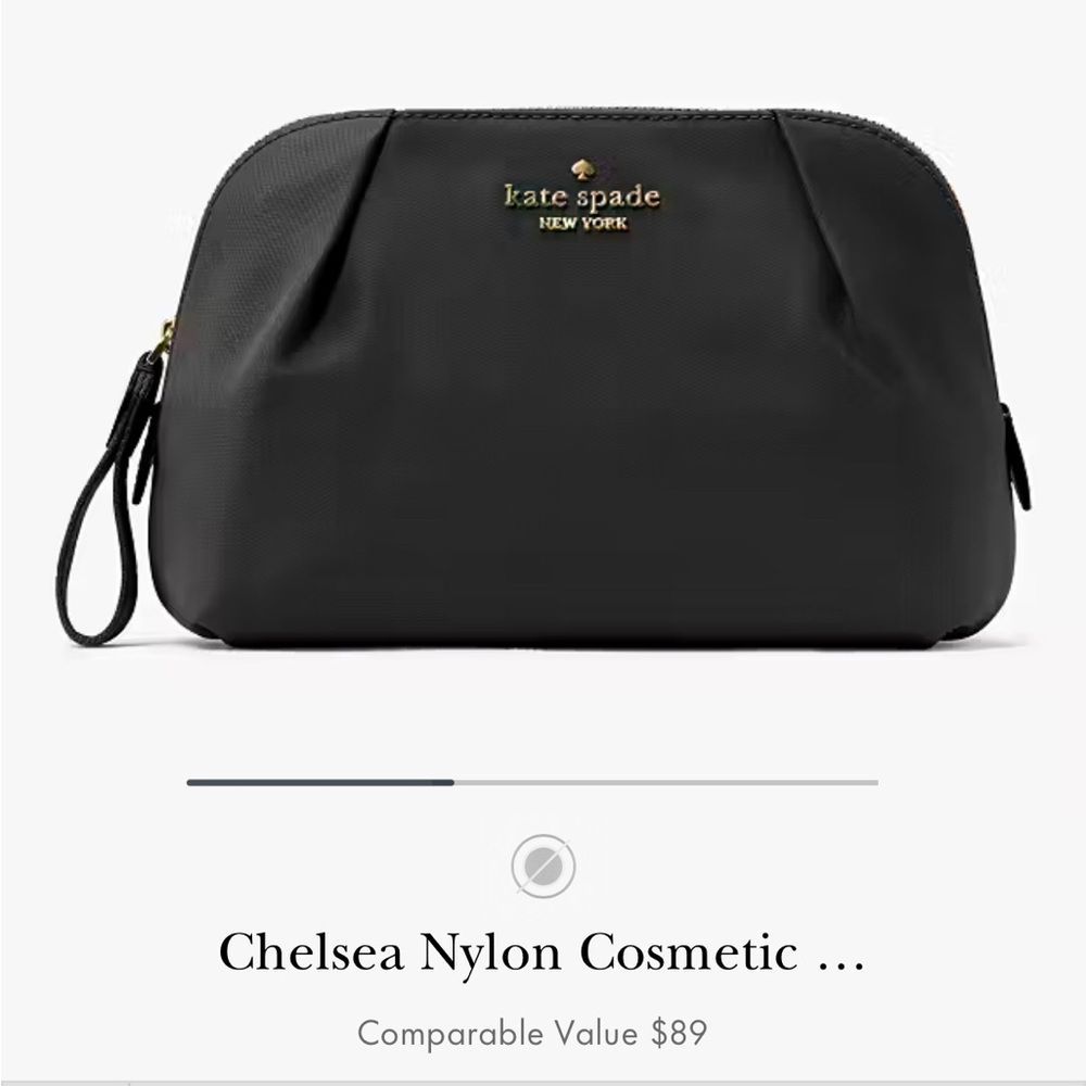 NWT Kate Spade Nylon Cosmetic Bag